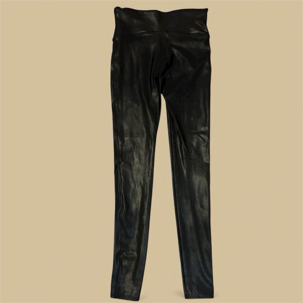 Spanx Women’s Faux Leather Leggings Size Small